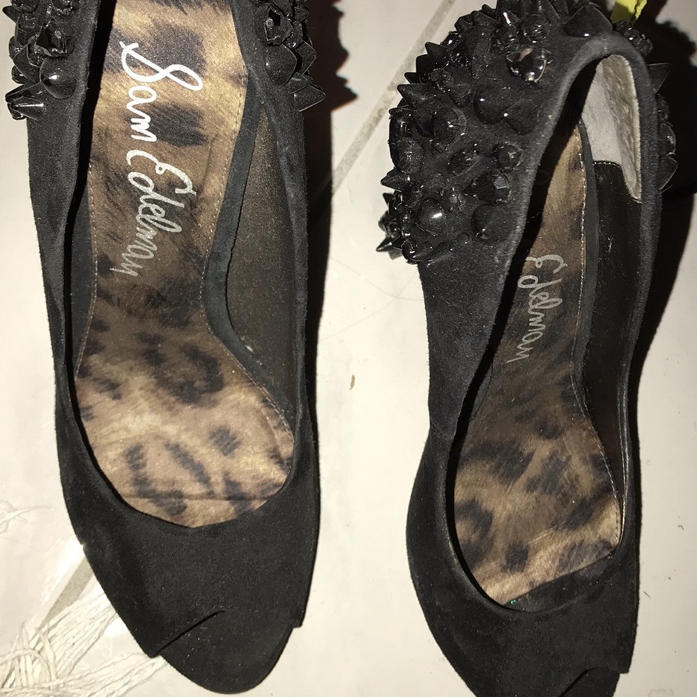 Sam edelman peep toe heels